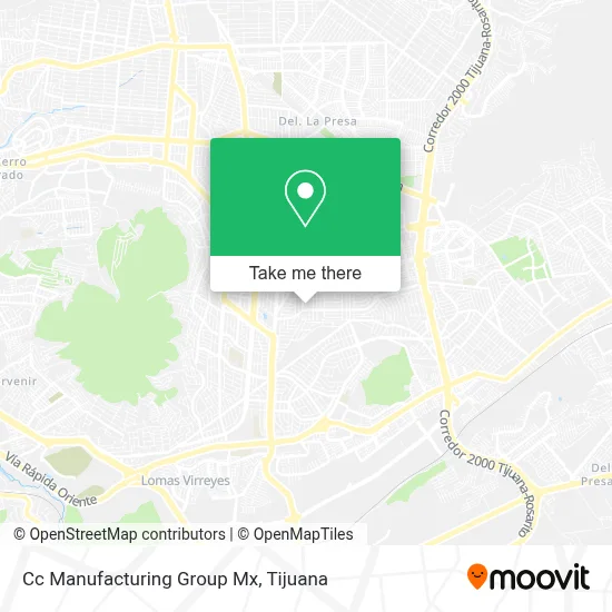 Cc Manufacturing Group Mx map