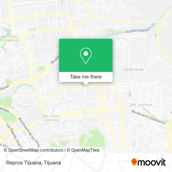 Repros Tijuana map
