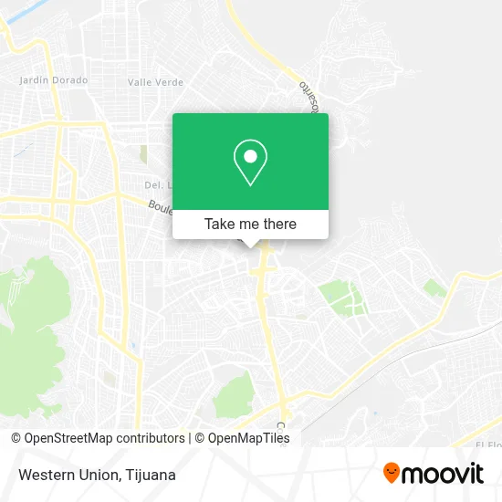Western Union map