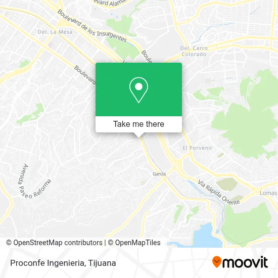 Proconfe Ingenieria map