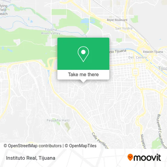 Instituto Real map