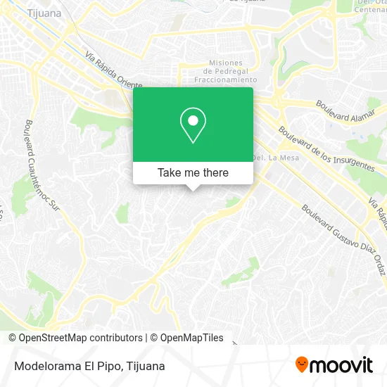 Modelorama El Pipo map