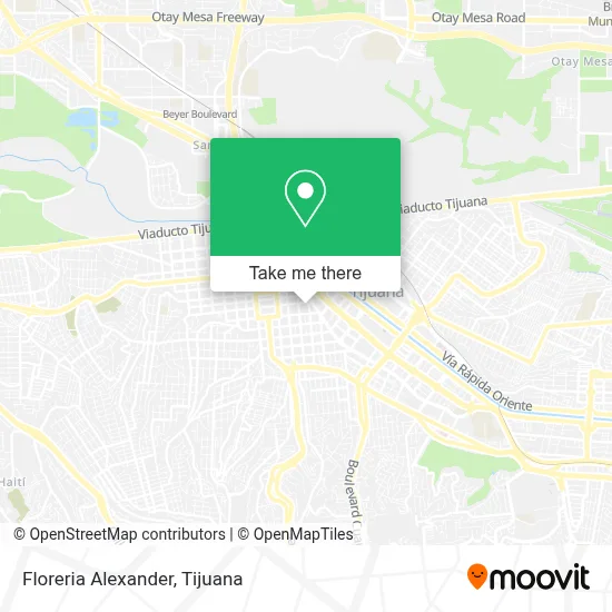 Floreria Alexander map