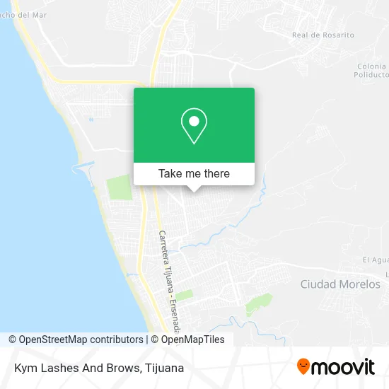 Kym Lashes And Brows map