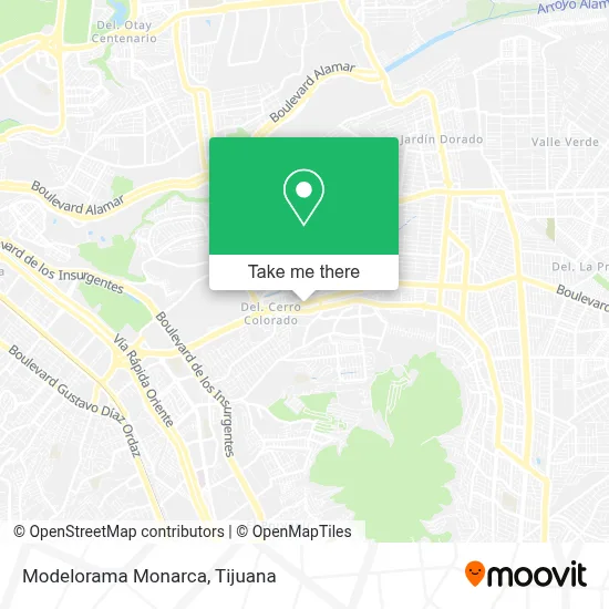 Modelorama Monarca map