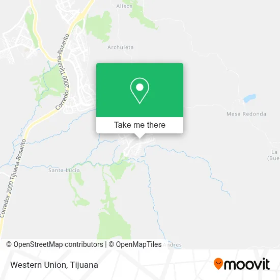 Western Union map