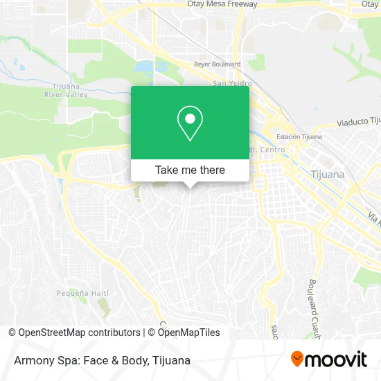 Armony Spa: Face & Body map