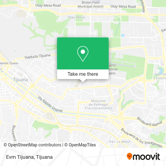 Evm Tijuana map