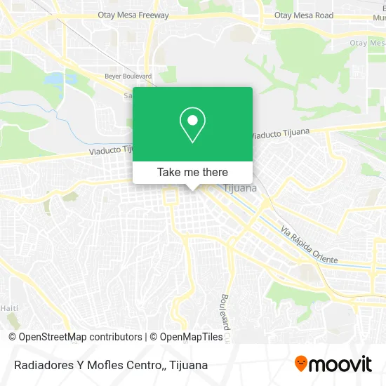 Radiadores Y Mofles Centro, map