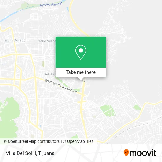 Villa Del Sol II map
