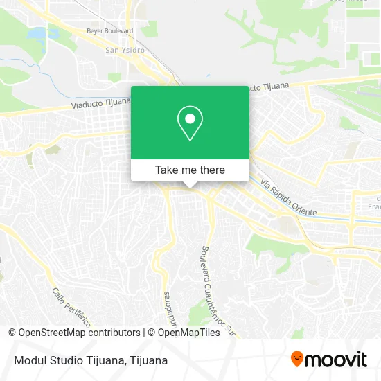 Modul Studio Tijuana map