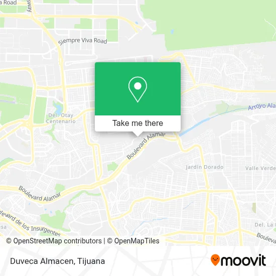 Duveca Almacen map