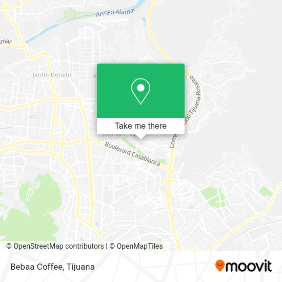 Bebaa Coffee map