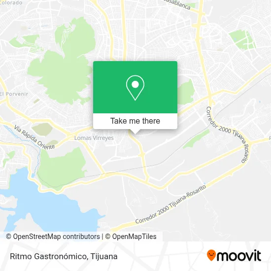 Ritmo Gastronómico map