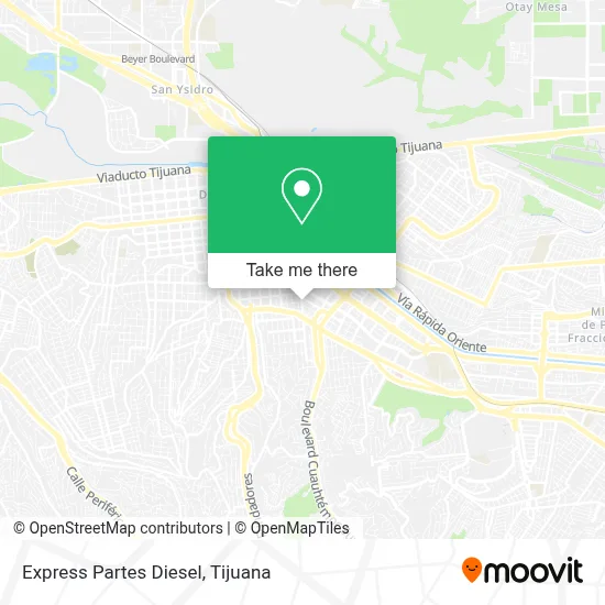 Express Partes Diesel map