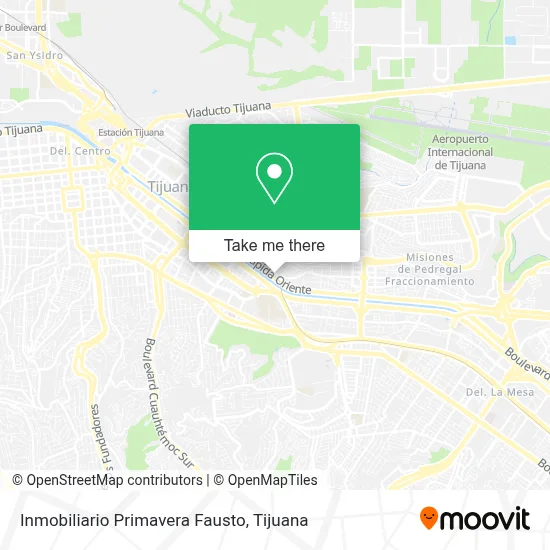Inmobiliario Primavera Fausto map