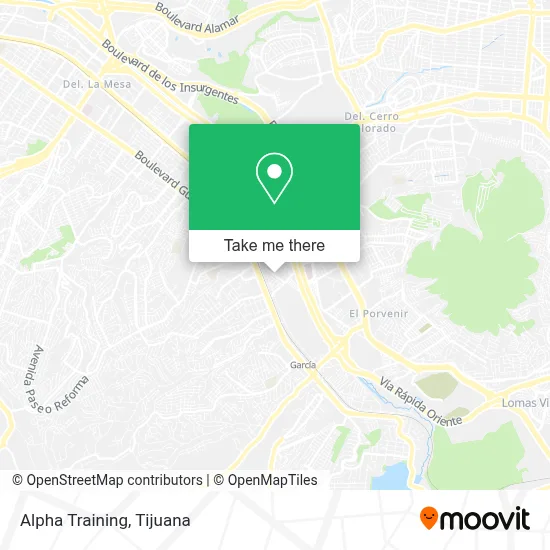 Alpha Training map