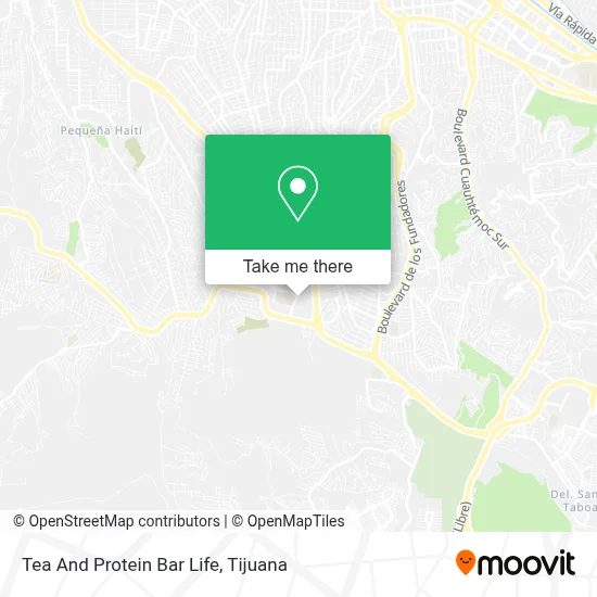 Tea And Protein Bar Life map