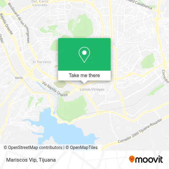 Mariscos Vip map