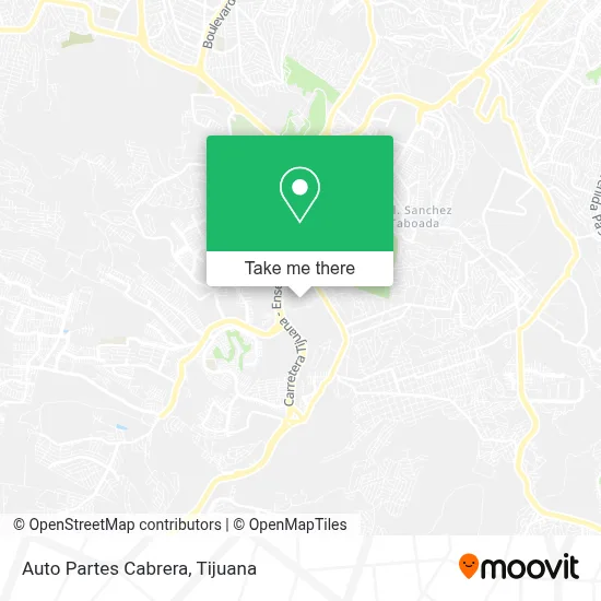Auto Partes Cabrera map