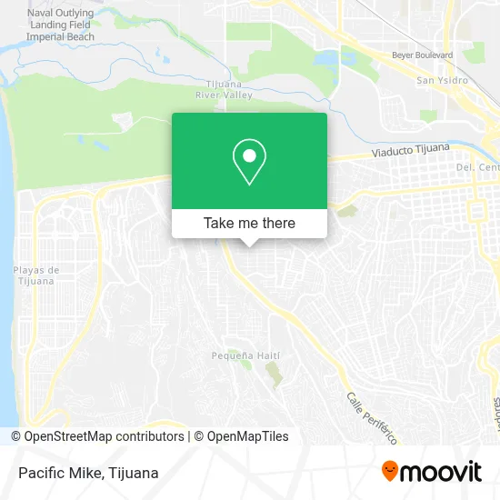 Pacific Mike map
