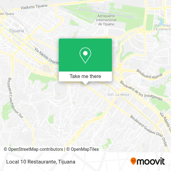 Local 10 Restaurante map