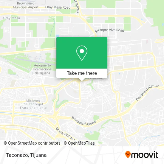 Taconazo map
