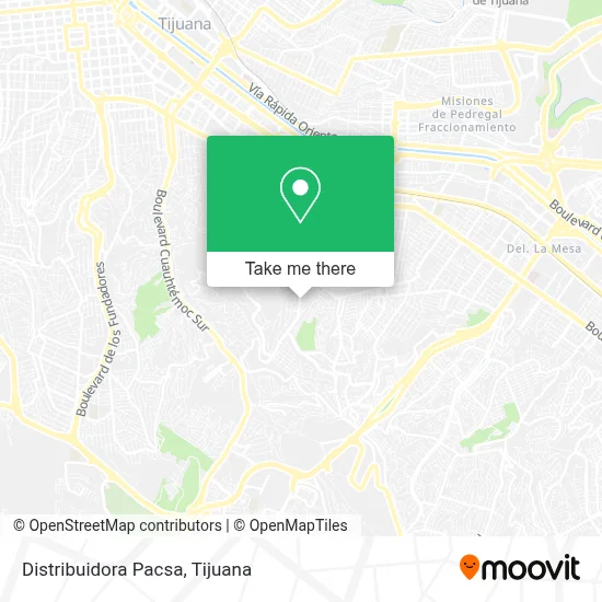 Distribuidora Pacsa map