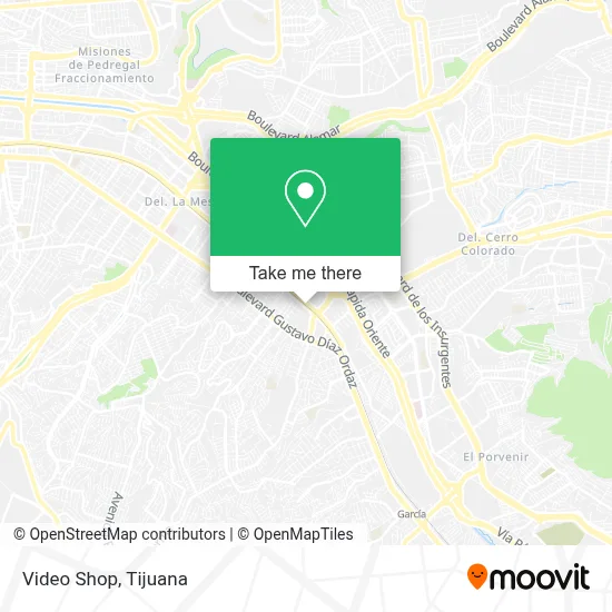 Video Shop map