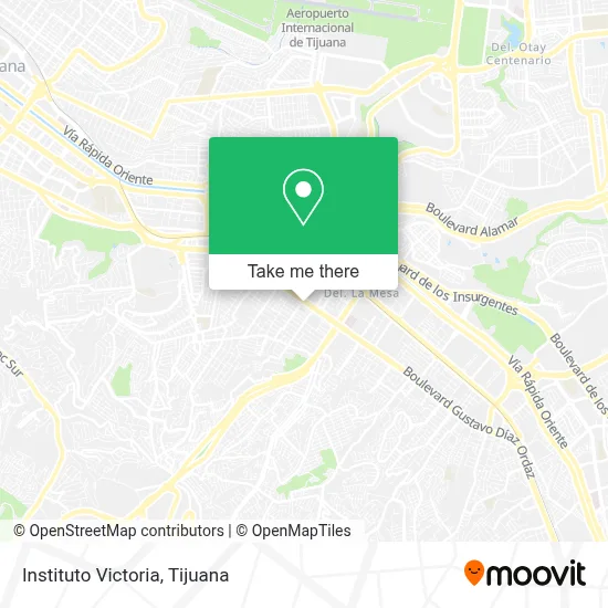 Instituto Victoria map