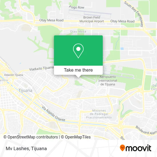 Mv Lashes map
