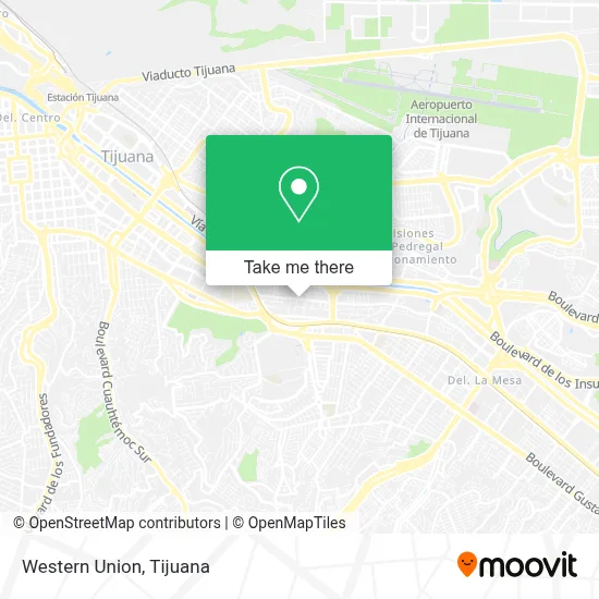Western Union map