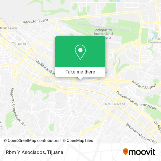 Rbm Y Asociados map
