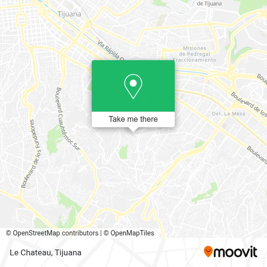 Le Chateau map