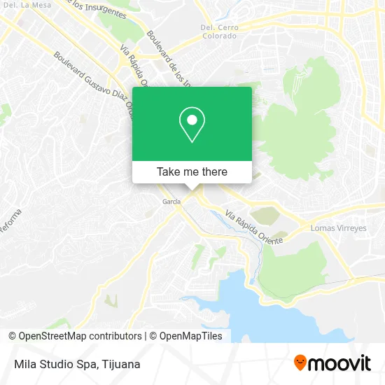 Mila Studio Spa map