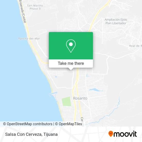 Salsa Con Cerveza map