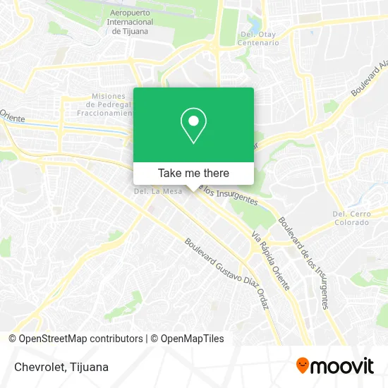 Chevrolet map