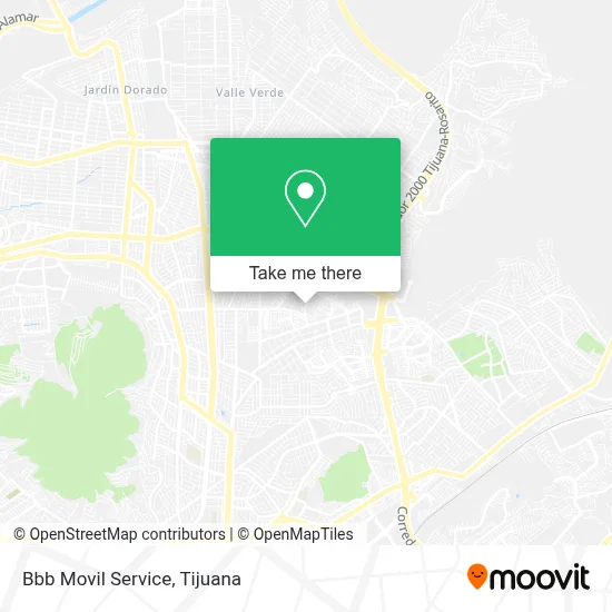 Bbb Movil Service map