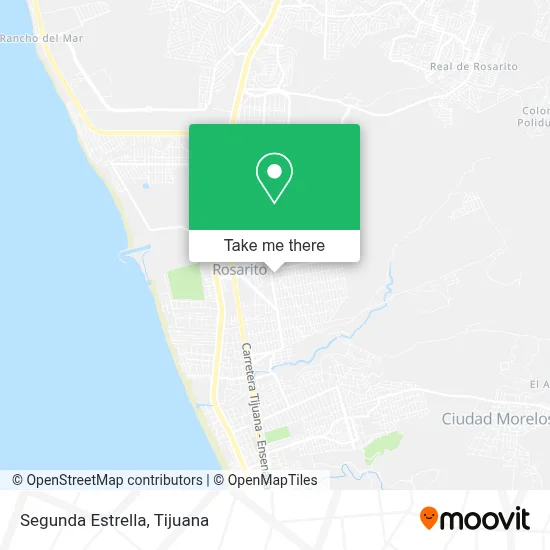 Segunda Estrella map