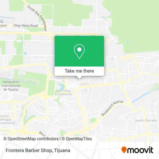 Frontera Barber Shop map