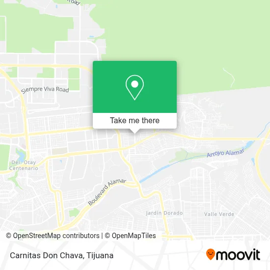 Carnitas Don Chava map