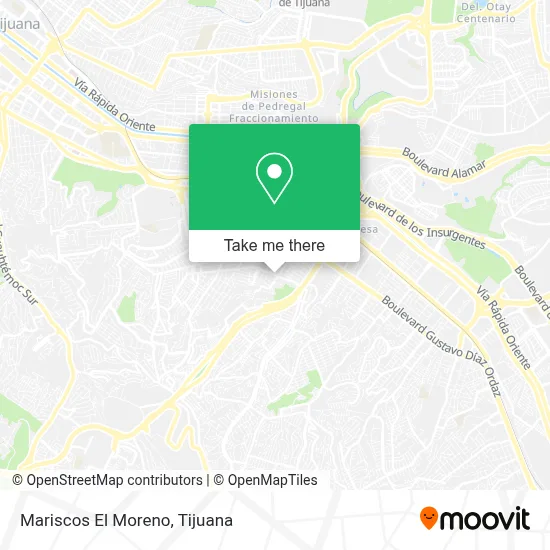 Mariscos El Moreno map