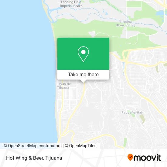 Hot Wing & Beer map