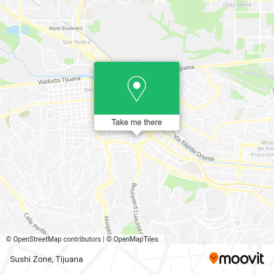 Sushi Zone map