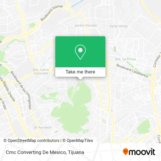 Cmc Converting De Mexico map