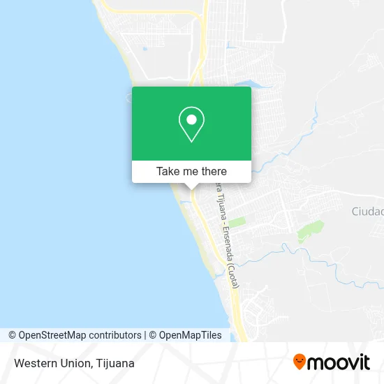 Western Union map