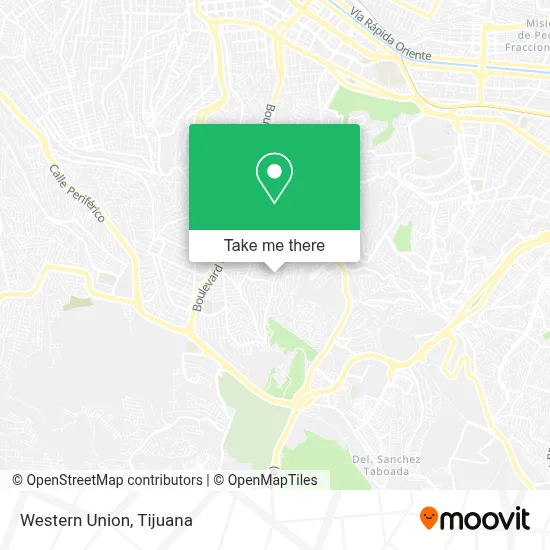 Western Union map