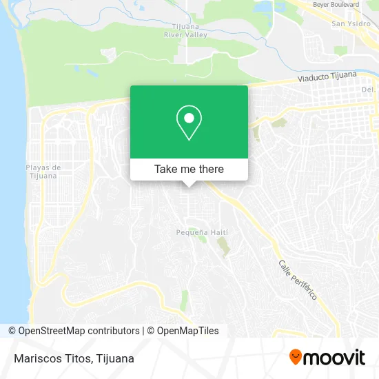 Mariscos Titos map