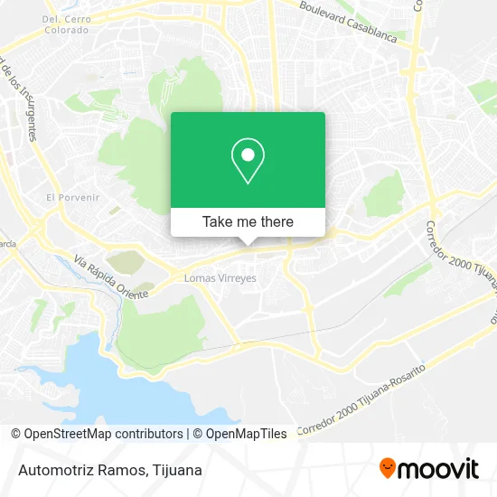 Automotriz Ramos map