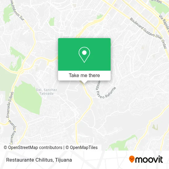 Restaurante Chilitus map